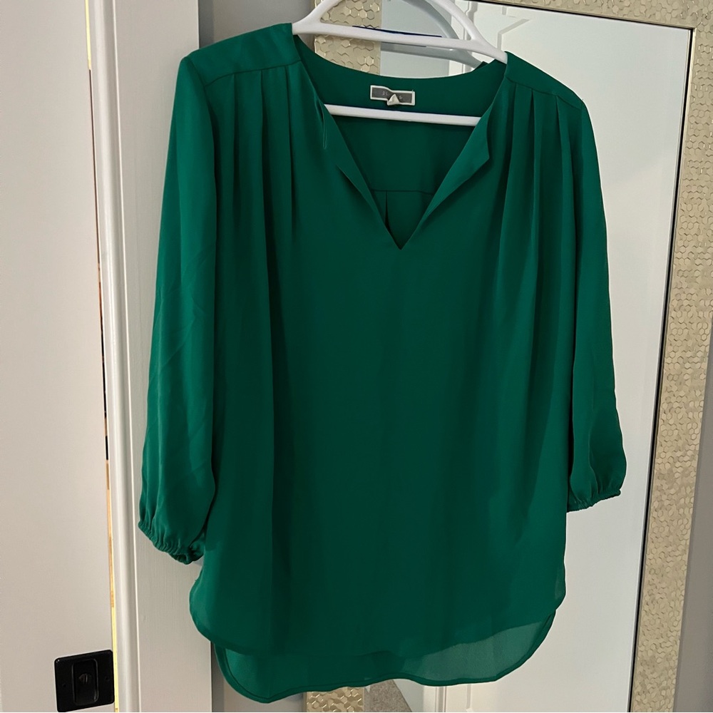 Pleione Vibrant Green Blouse